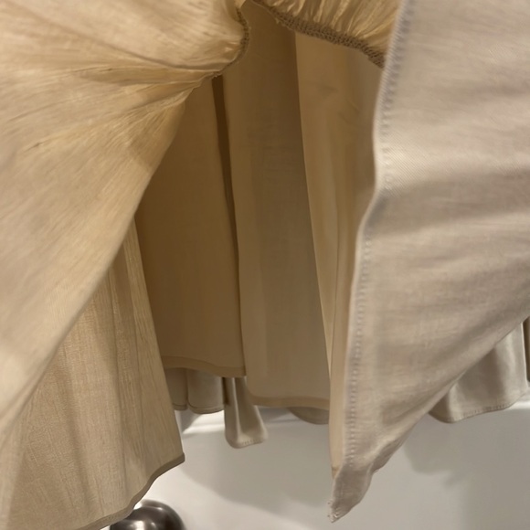 ANTONIO MELANI CREAM WRAP DRESS - Picture 7 of 8